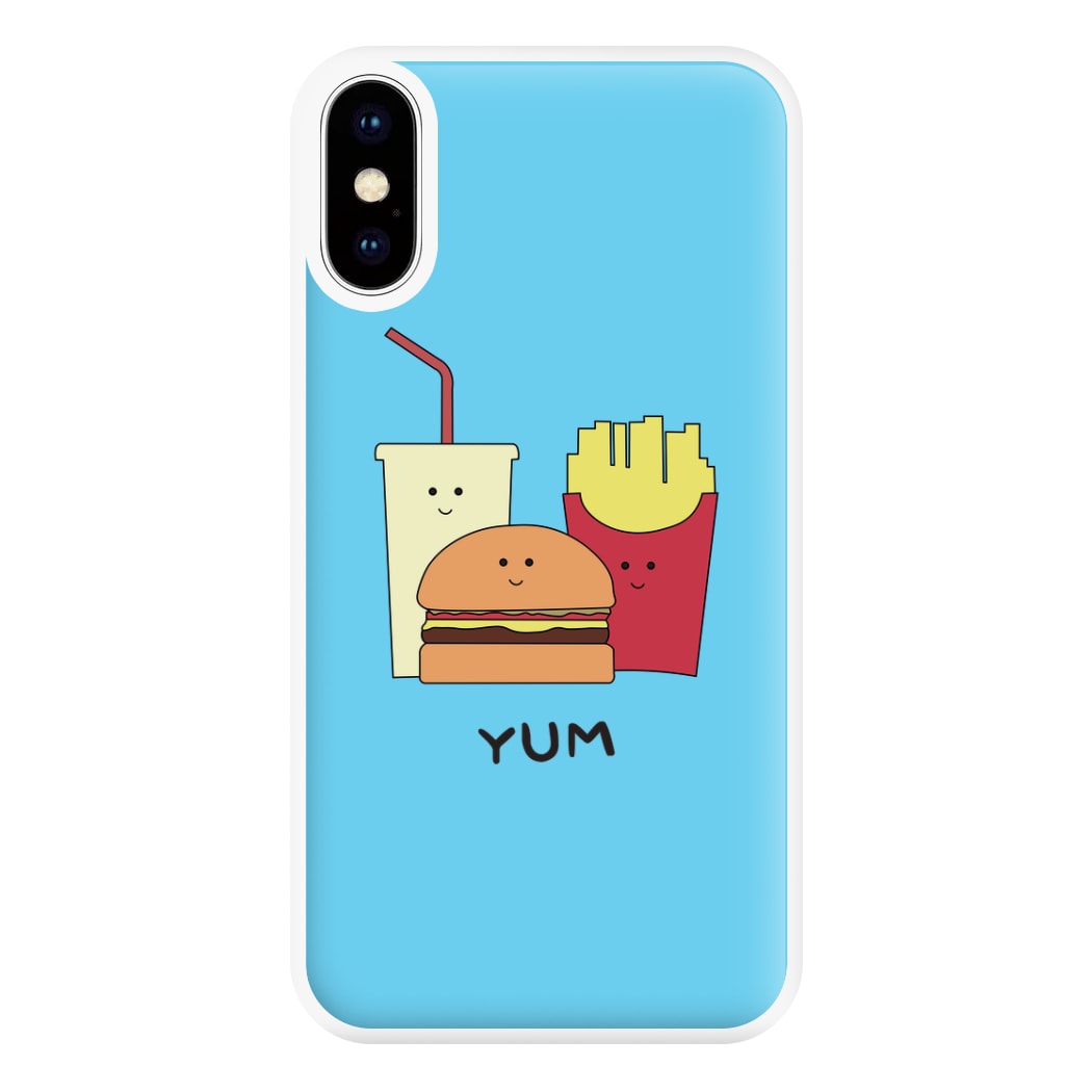 Fast Food Meal - Fast Food Patterns Phone Case for iPhone XS Max