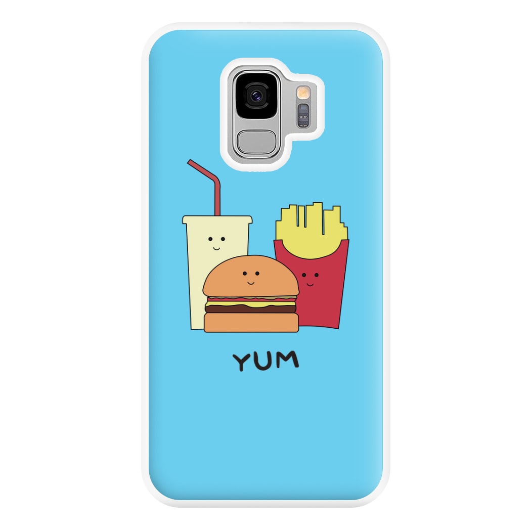 Fast Food Meal - Fast Food Patterns Phone Case for Galaxy S9 Plus