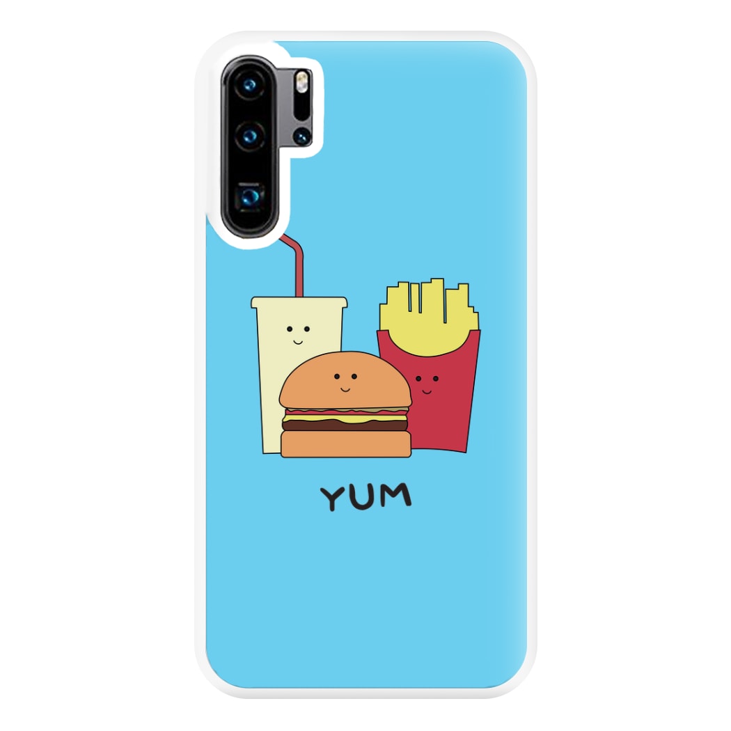 Fast Food Meal - Fast Food Patterns Phone Case for Huawei P30 Pro