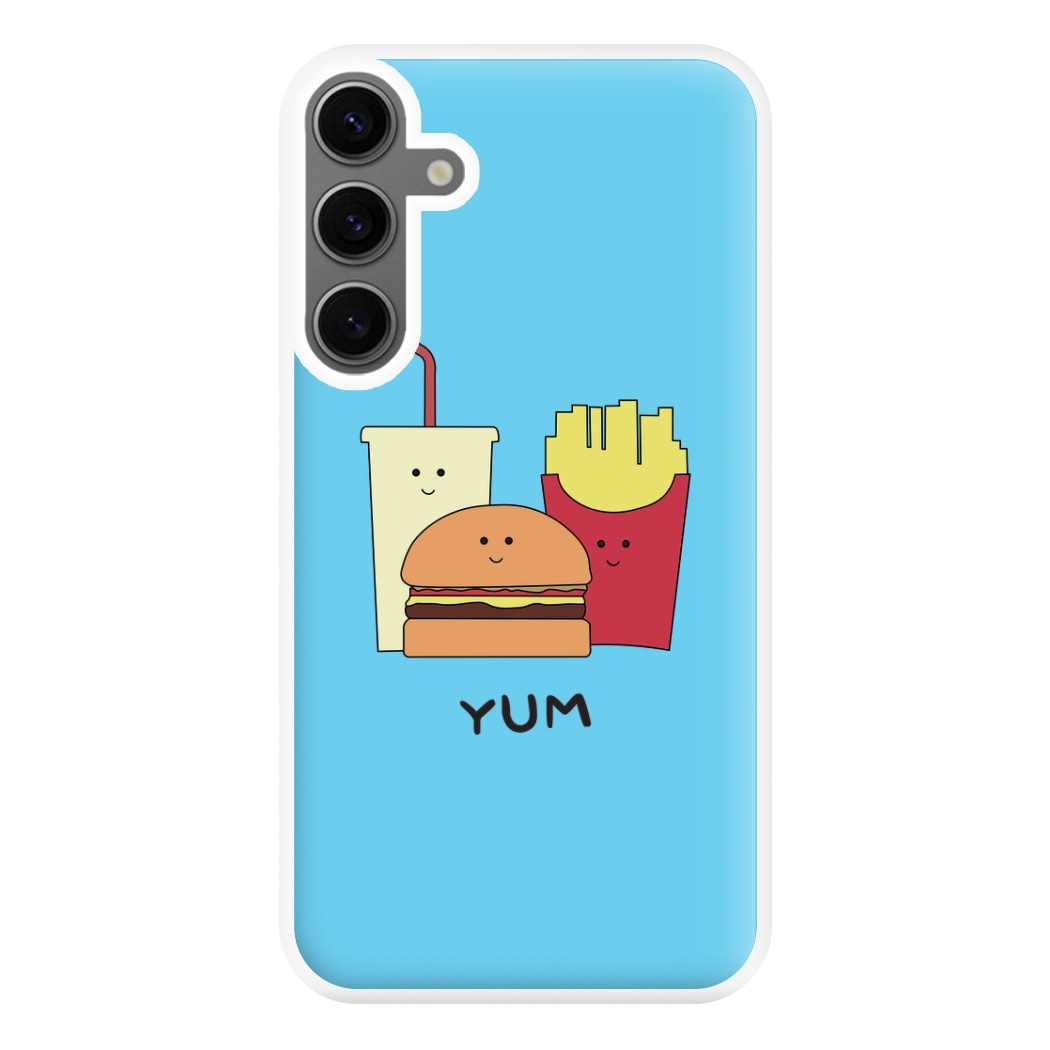 Fast Food Meal - Fast Food Patterns Phone Case for Galaxy S24FE