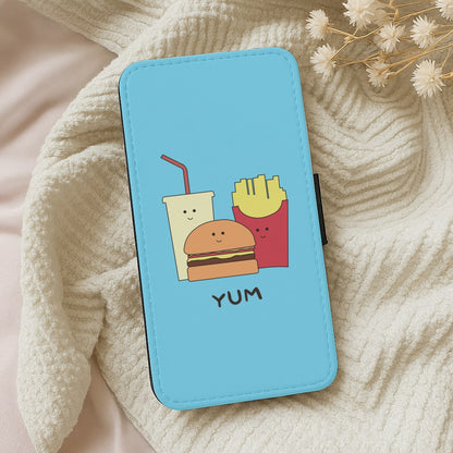 Fast Food Meal - Fast Food Patterns Wallet Phone Case