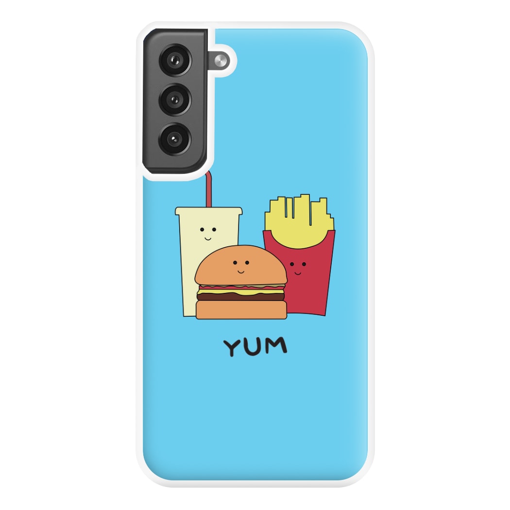 Fast Food Meal - Fast Food Patterns Phone Case for Galaxy S21FE