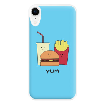 Fast Food Meal - Fast Food Patterns Phone Case for iPhone XR