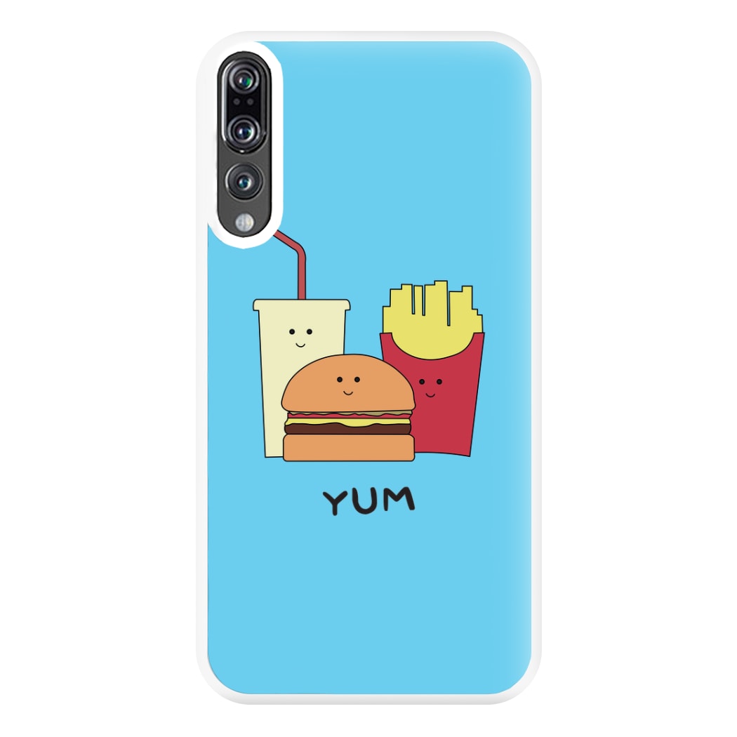 Fast Food Meal - Fast Food Patterns Phone Case for Huawei P20 Pro