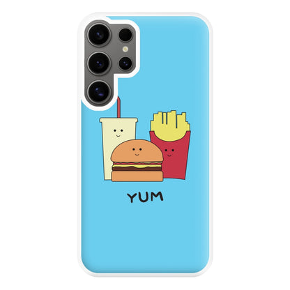 Fast Food Meal - Fast Food Patterns Phone Case for Galaxy S24 Ultra