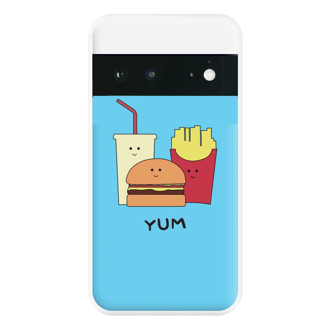 Fast Food Meal - Fast Food Patterns Phone Case for Google Pixel 6a