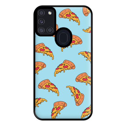 Pizza - Fast Food Patterns Phone Case for Galaxy A21s