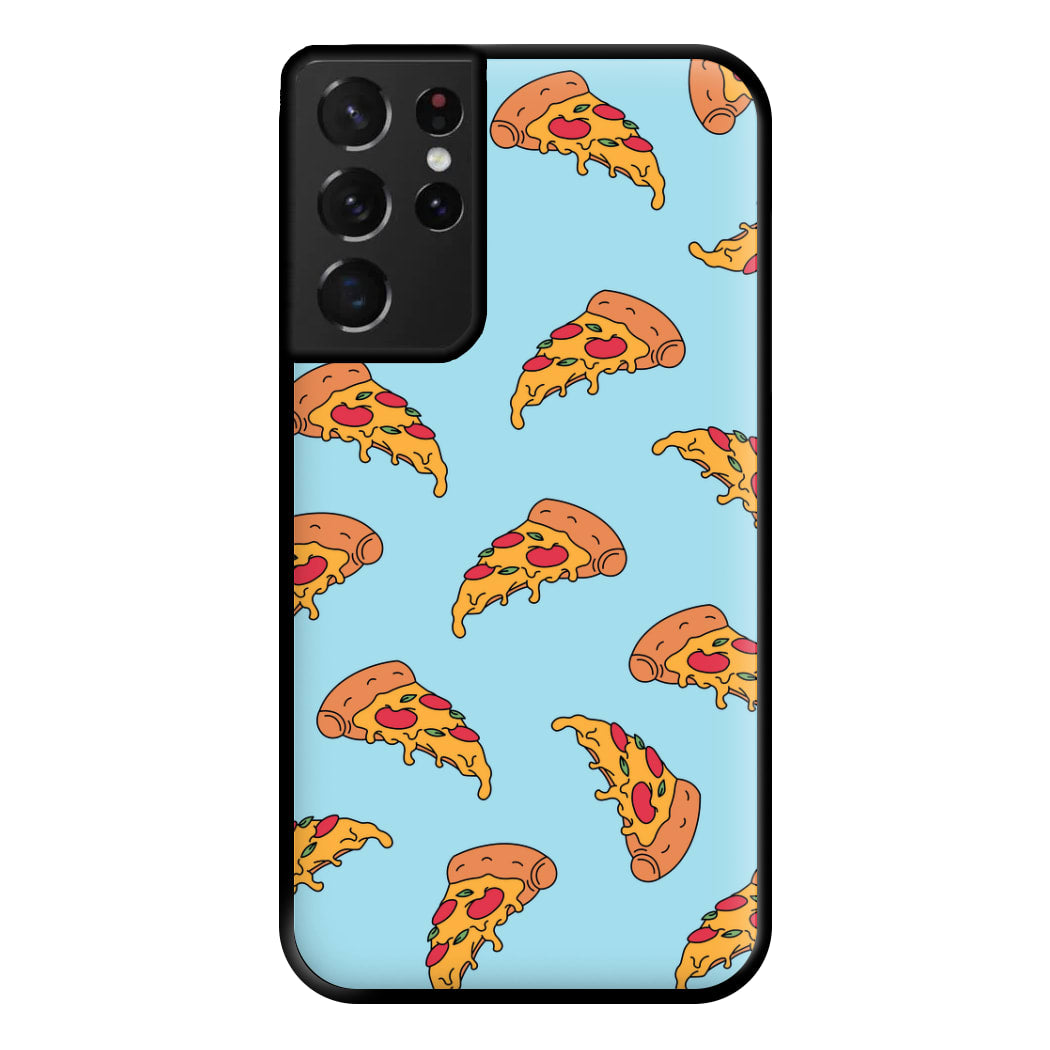 Pizza - Fast Food Patterns Phone Case for Galaxy S21 Ultra