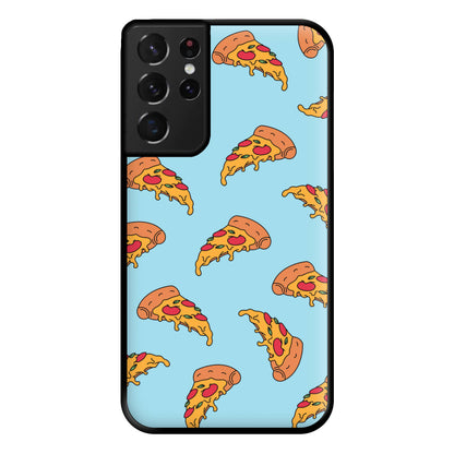 Pizza - Fast Food Patterns Phone Case for Galaxy S21 Ultra