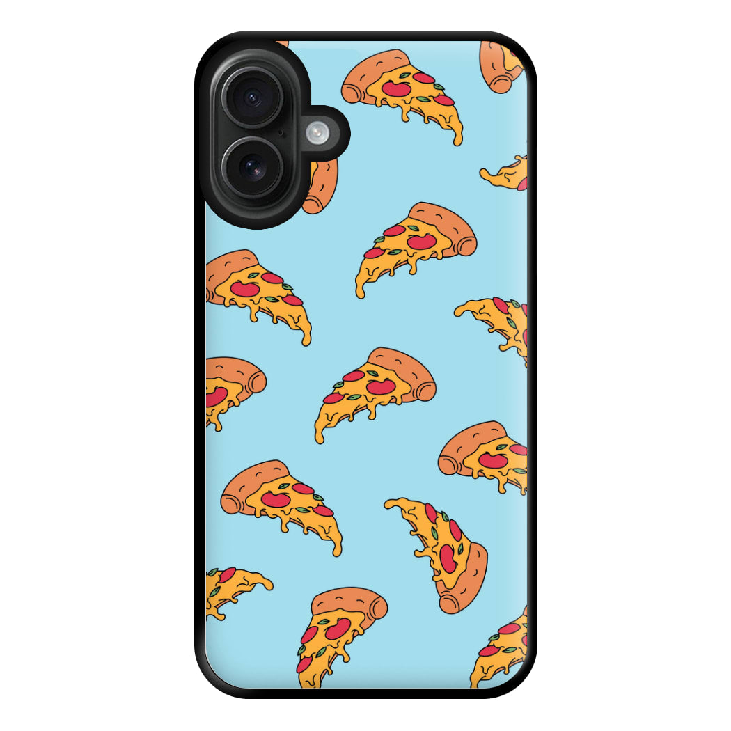 Pizza - Fast Food Patterns Phone Case for iPhone 16 Plus