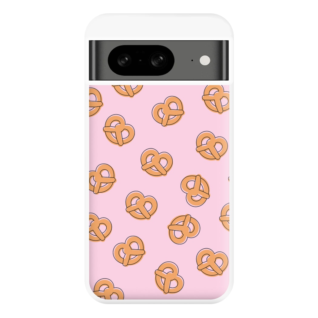 Pretzels - Fast Food Patterns Phone Case for Google Pixel 8