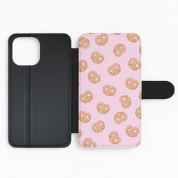 Pretzels - Fast Food Patterns Flip Phone Case