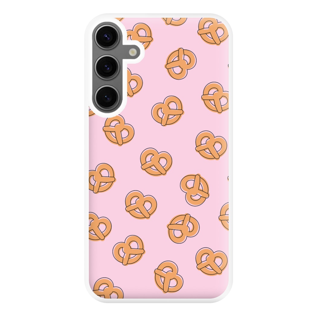 Pretzels - Fast Food Patterns Phone Case for Galaxy S24FE