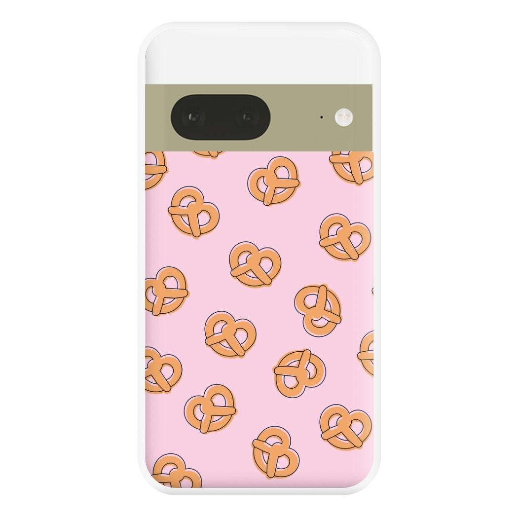 Pretzels - Fast Food Patterns Phone Case for Google Pixel 7a