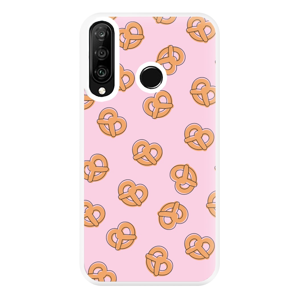 Pretzels - Fast Food Patterns Phone Case for Huawei P30 Lite