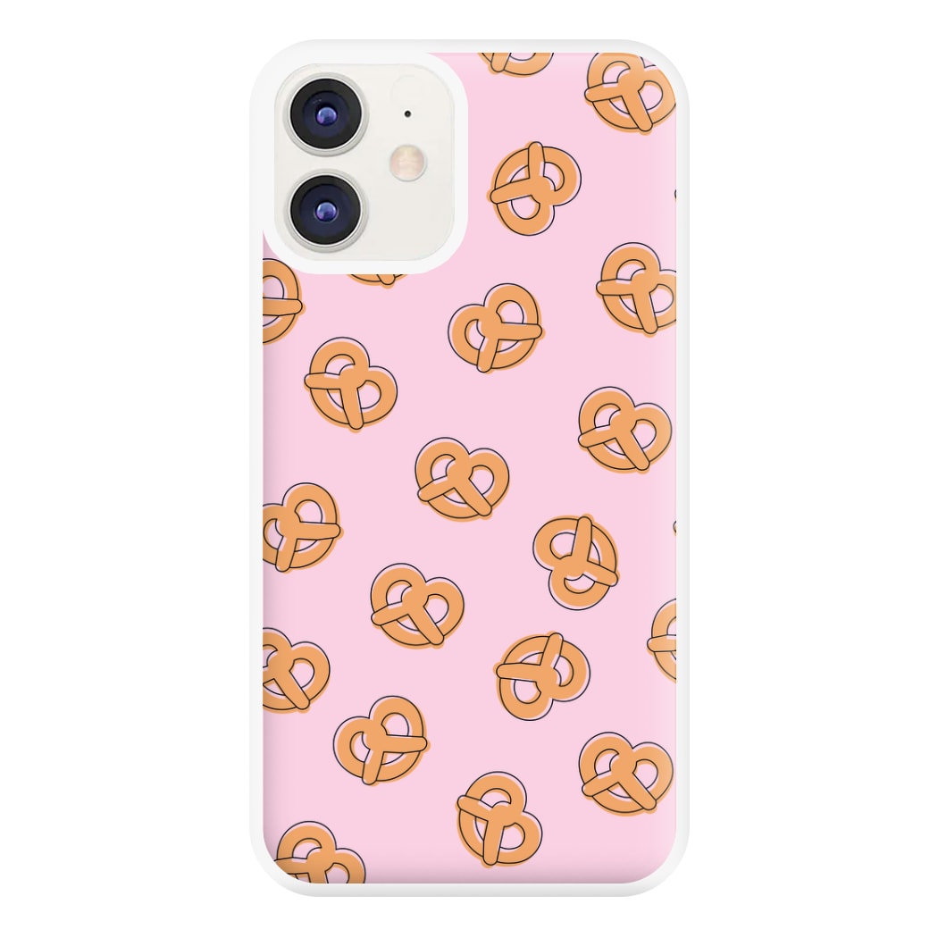 Pretzels - Fast Food Patterns Phone Case for iPhone 12 / 12 Pro