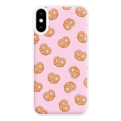 Pretzels - Fast Food Patterns Phone Case for iPhone XS Max