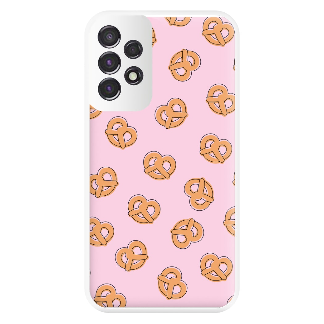 Pretzels - Fast Food Patterns Phone Case for Galaxy A53