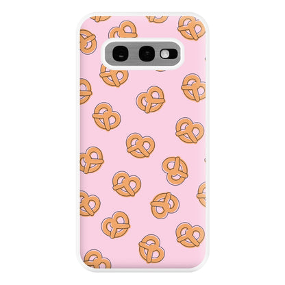 Pretzels - Fast Food Patterns Phone Case for Galaxy S10e