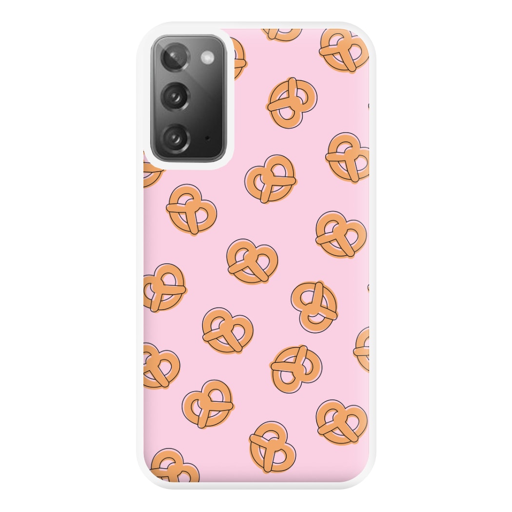 Pretzels - Fast Food Patterns Phone Case for Galaxy Note 20 Ultra