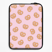 Pretzels - Fast Food Patterns Laptop Sleeve 1