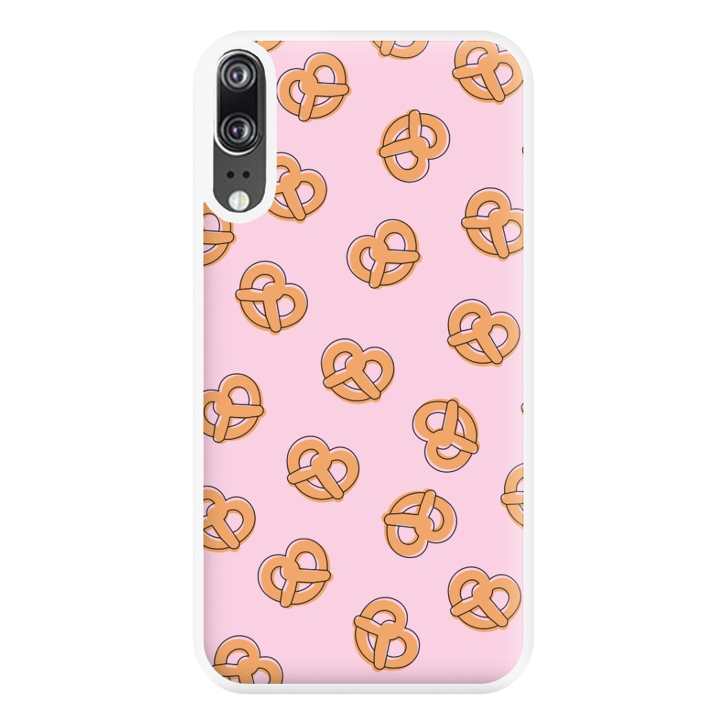 Pretzels - Fast Food Patterns Phone Case for Huawei P20