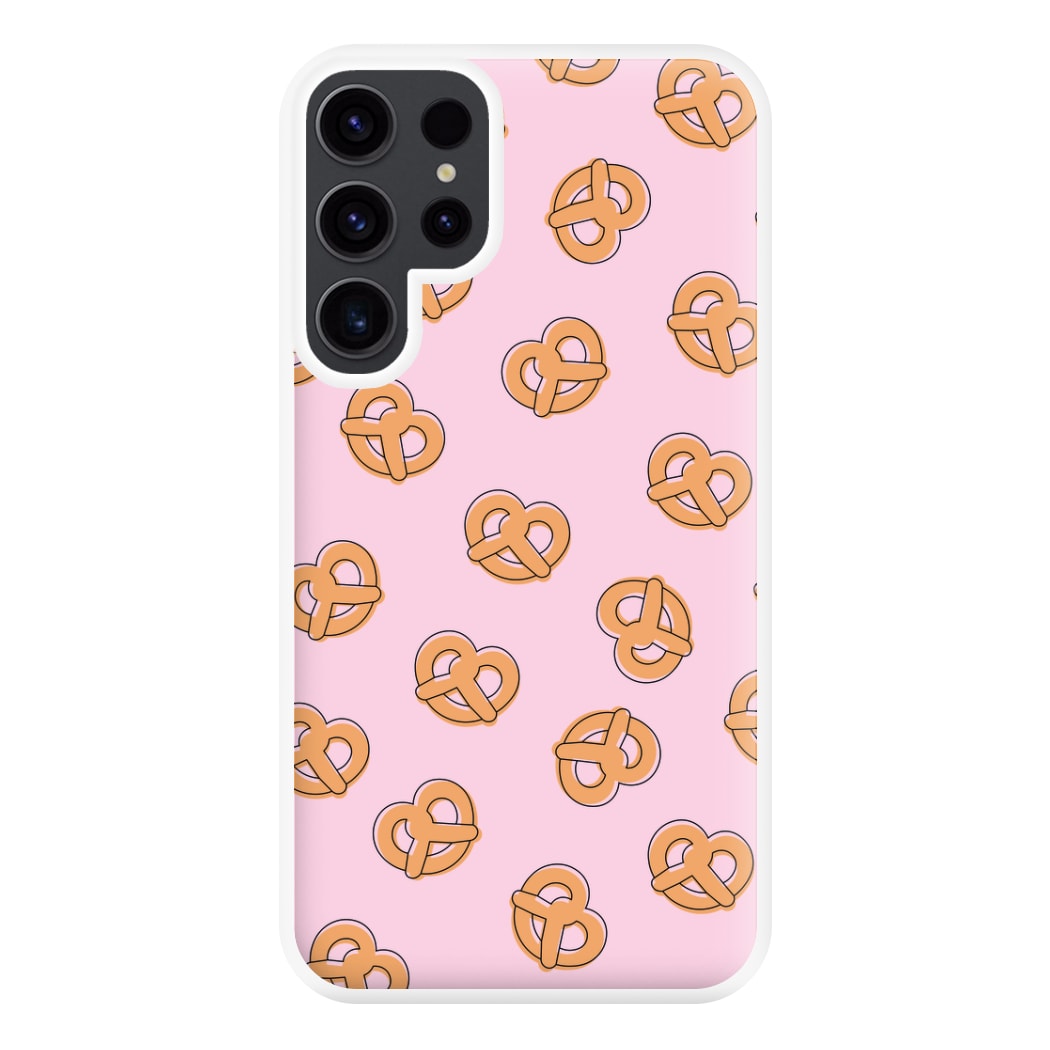 Pretzels - Fast Food Patterns Phone Case for Galaxy S23 Ultra