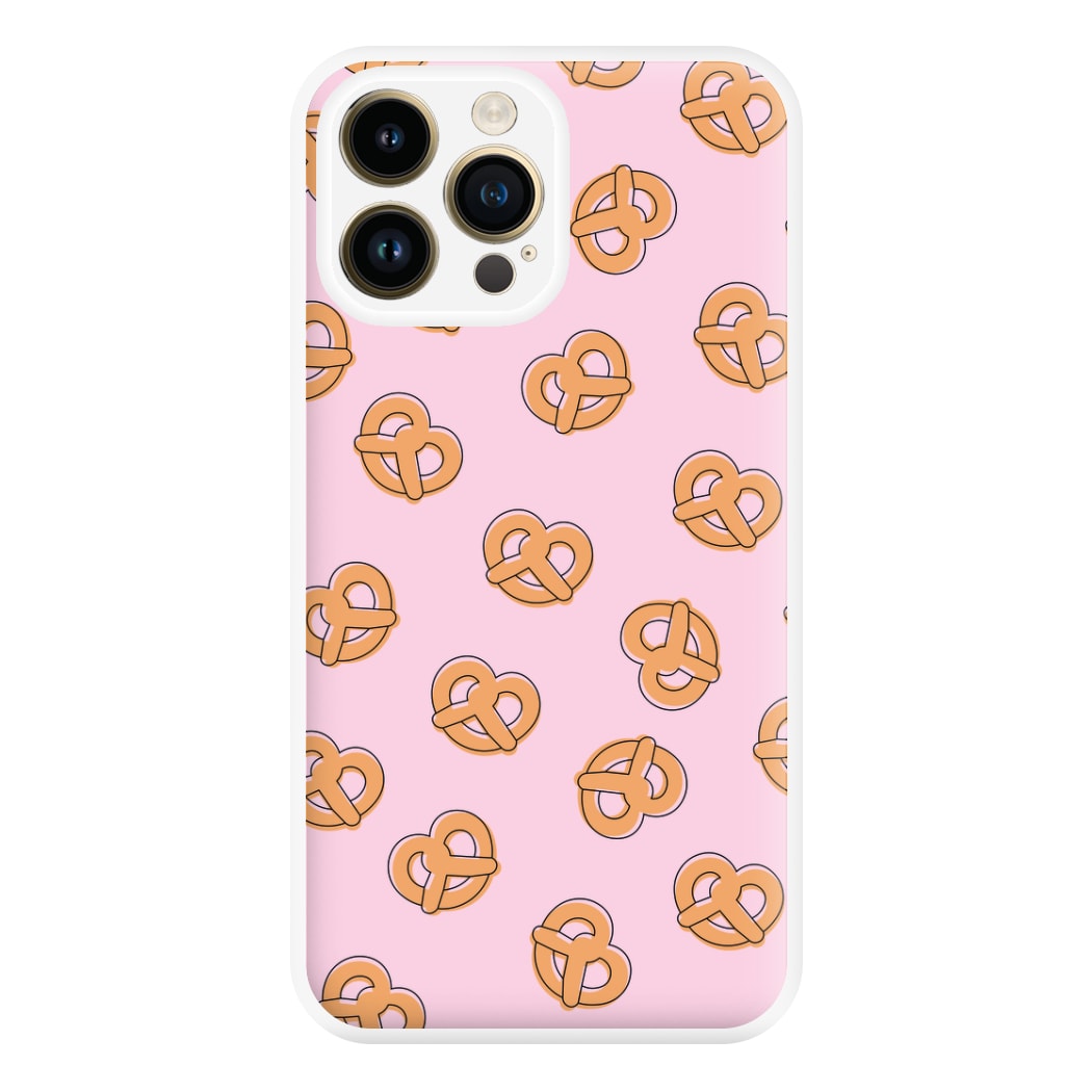 Pretzels - Fast Food Patterns Phone Case for iPhone 14 Pro Max