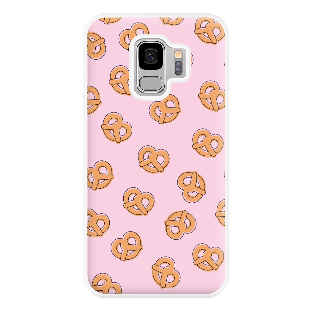 Pretzels - Fast Food Patterns Phone Case for Galaxy S9 Plus