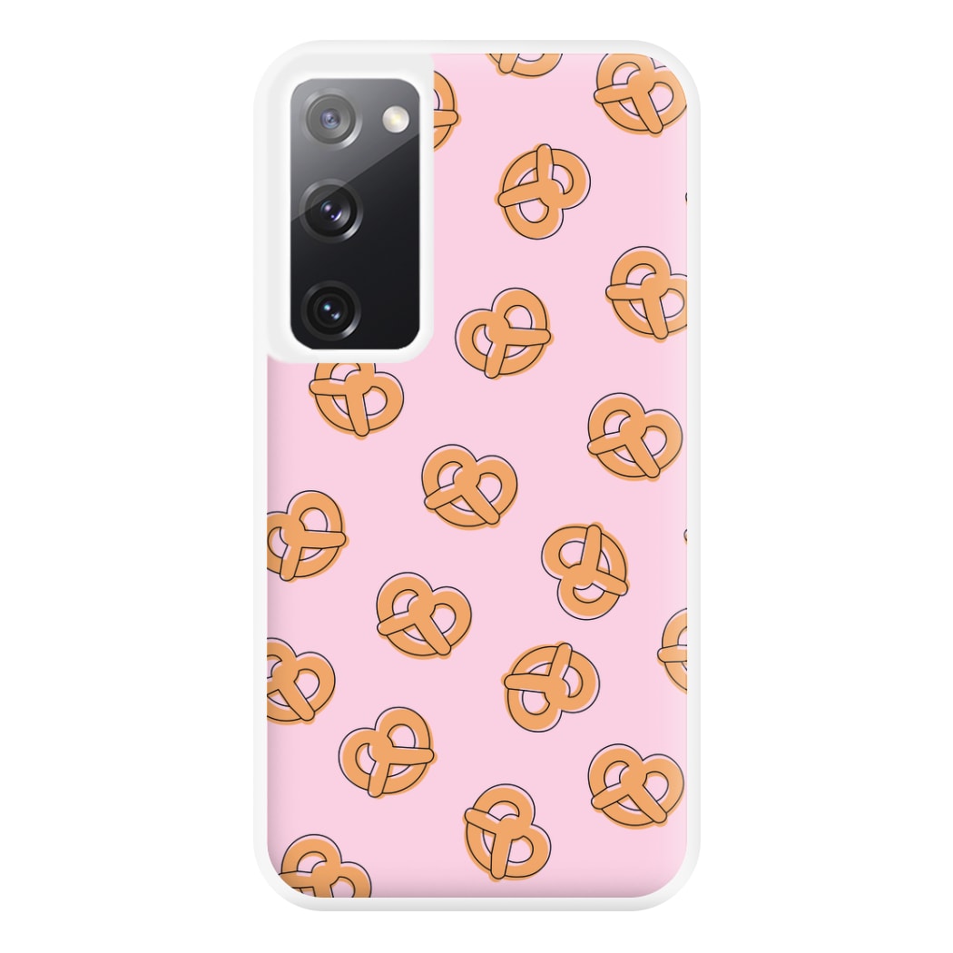 Pretzels - Fast Food Patterns Phone Case for Galaxy S20FE