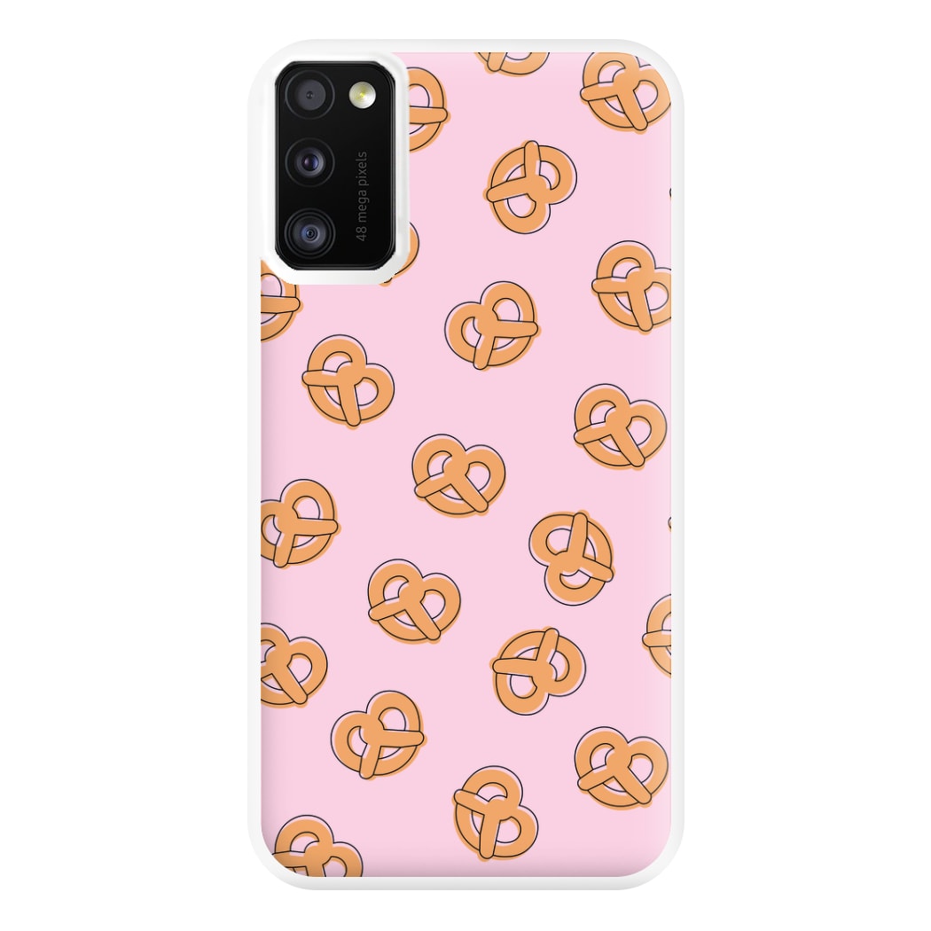 Pretzels - Fast Food Patterns Phone Case for Galaxy A41