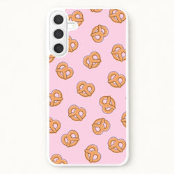 Pretzels - Fast Food Patterns Phone Case for Galaxy A17