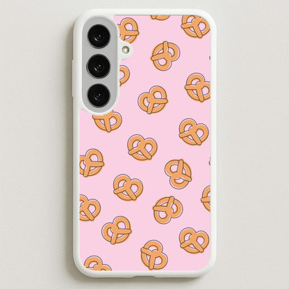Pretzels - Fast Food Patterns Phone Case for Galaxy S25FE