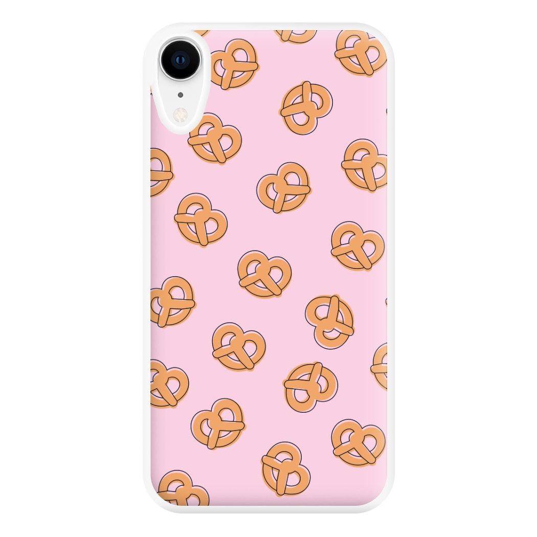 Pretzels - Fast Food Patterns Phone Case for iPhone XR