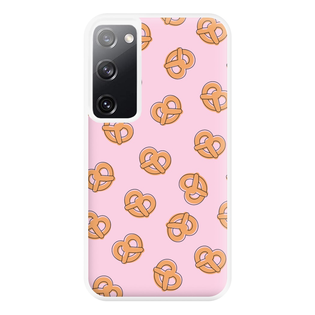 Pretzels - Fast Food Patterns Phone Case for Galaxy S20