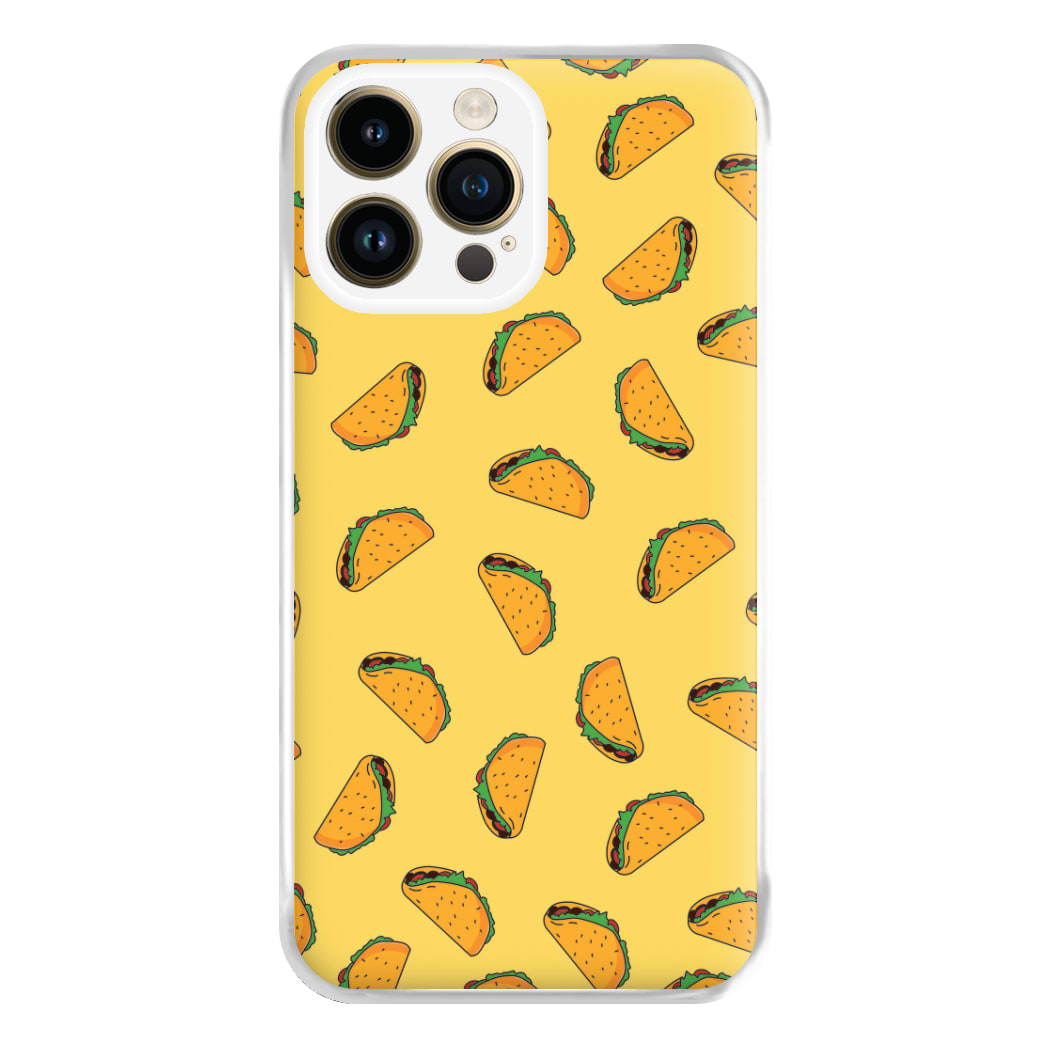 Tacos - Fast Food Patterns Phone Case for iPhone 14 Pro Max