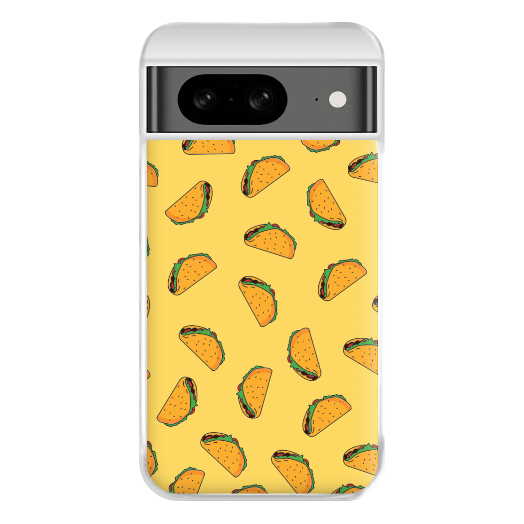 Tacos - Fast Food Patterns Phone Case for Google Pixel 8