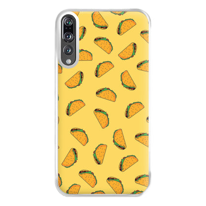 Tacos - Fast Food Patterns Phone Case for Huawei P20 Pro