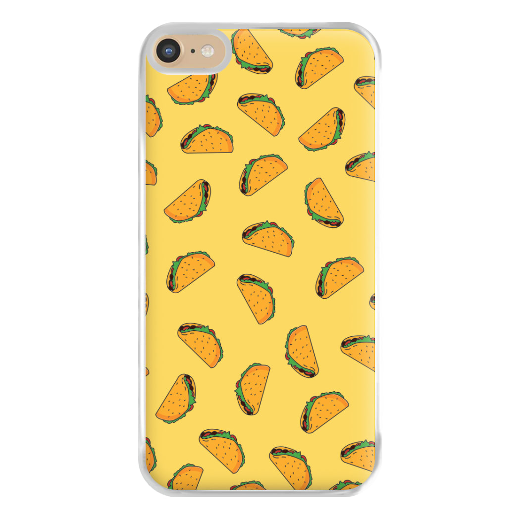 Tacos - Fast Food Patterns Phone Case for iPhone 6 Plus / 7 Plus / 8 Plus