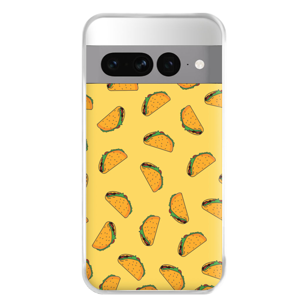 Tacos - Fast Food Patterns Phone Case for Google Pixel 7 Pro