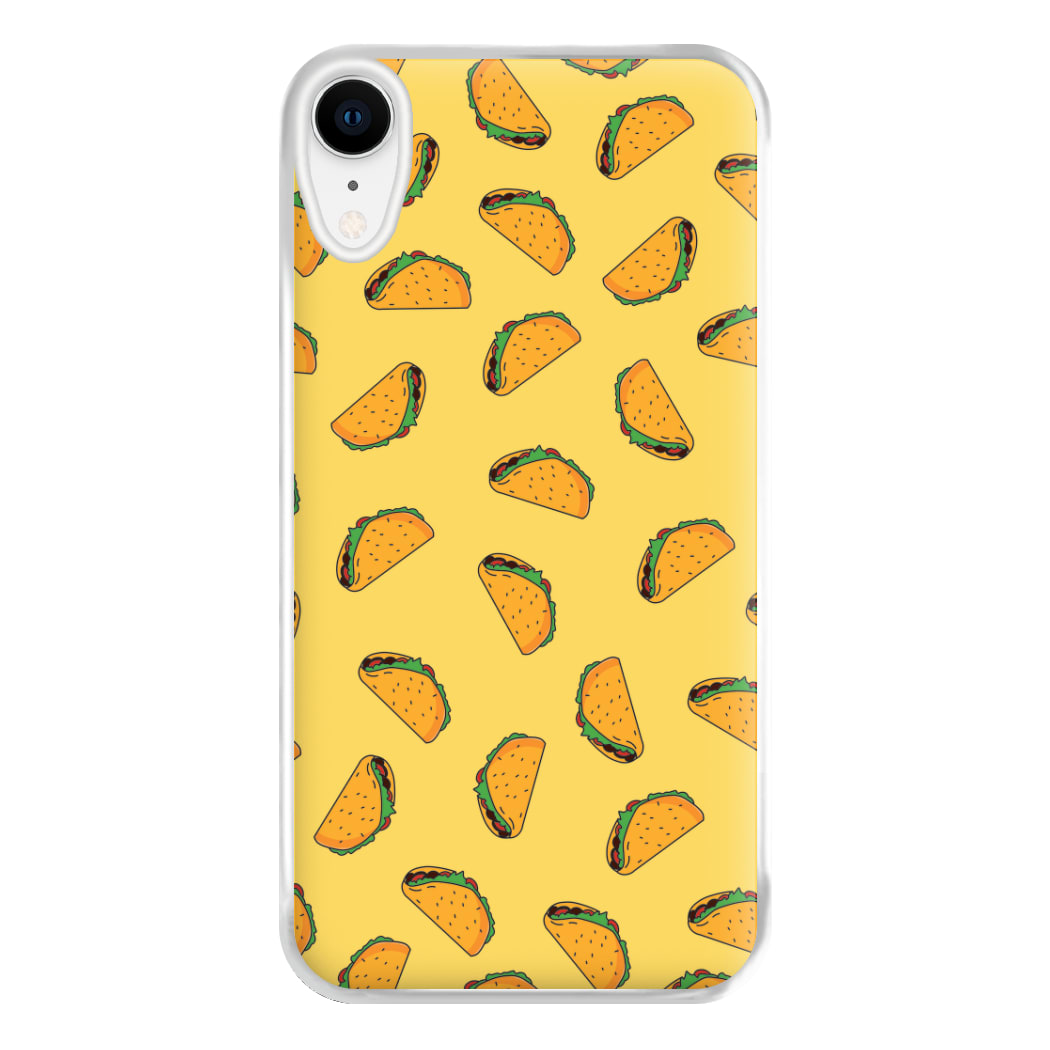 Tacos - Fast Food Patterns Phone Case for iPhone XR