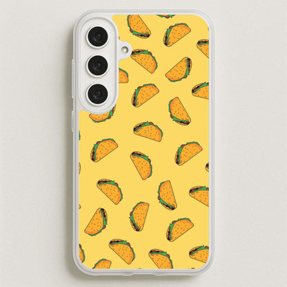Tacos - Fast Food Patterns Phone Case for Galaxy S25FE
