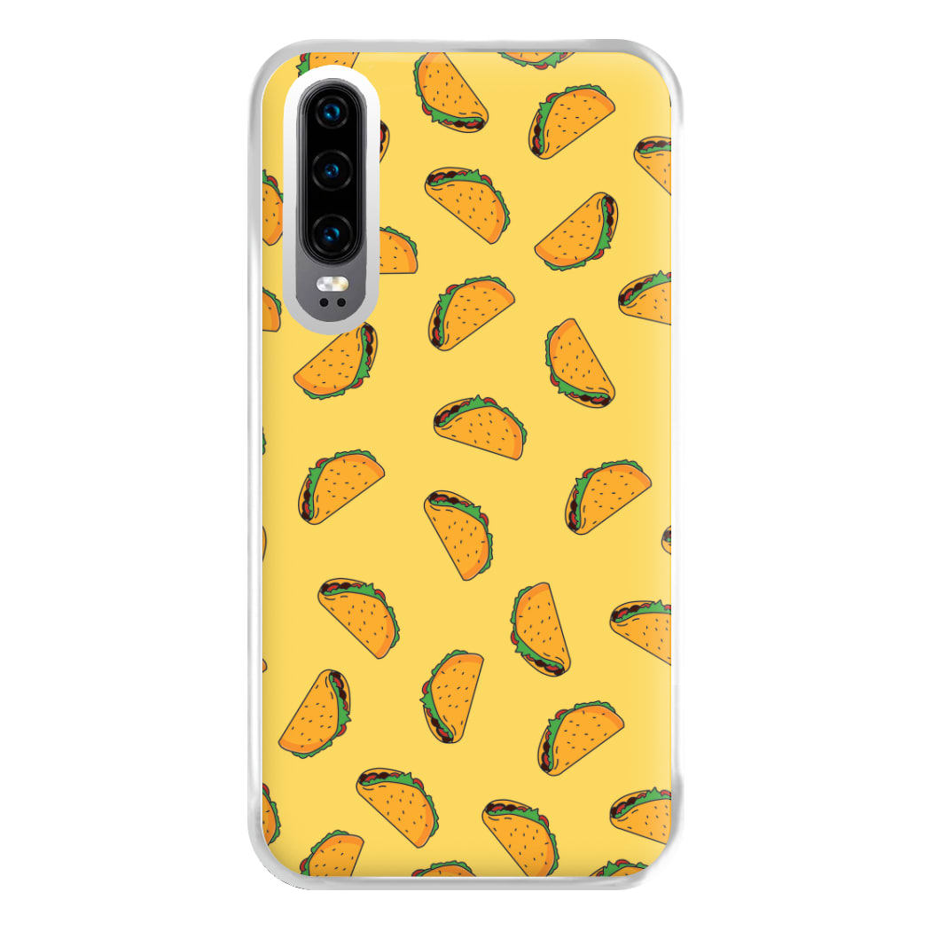 Tacos - Fast Food Patterns Phone Case for Huawei P30