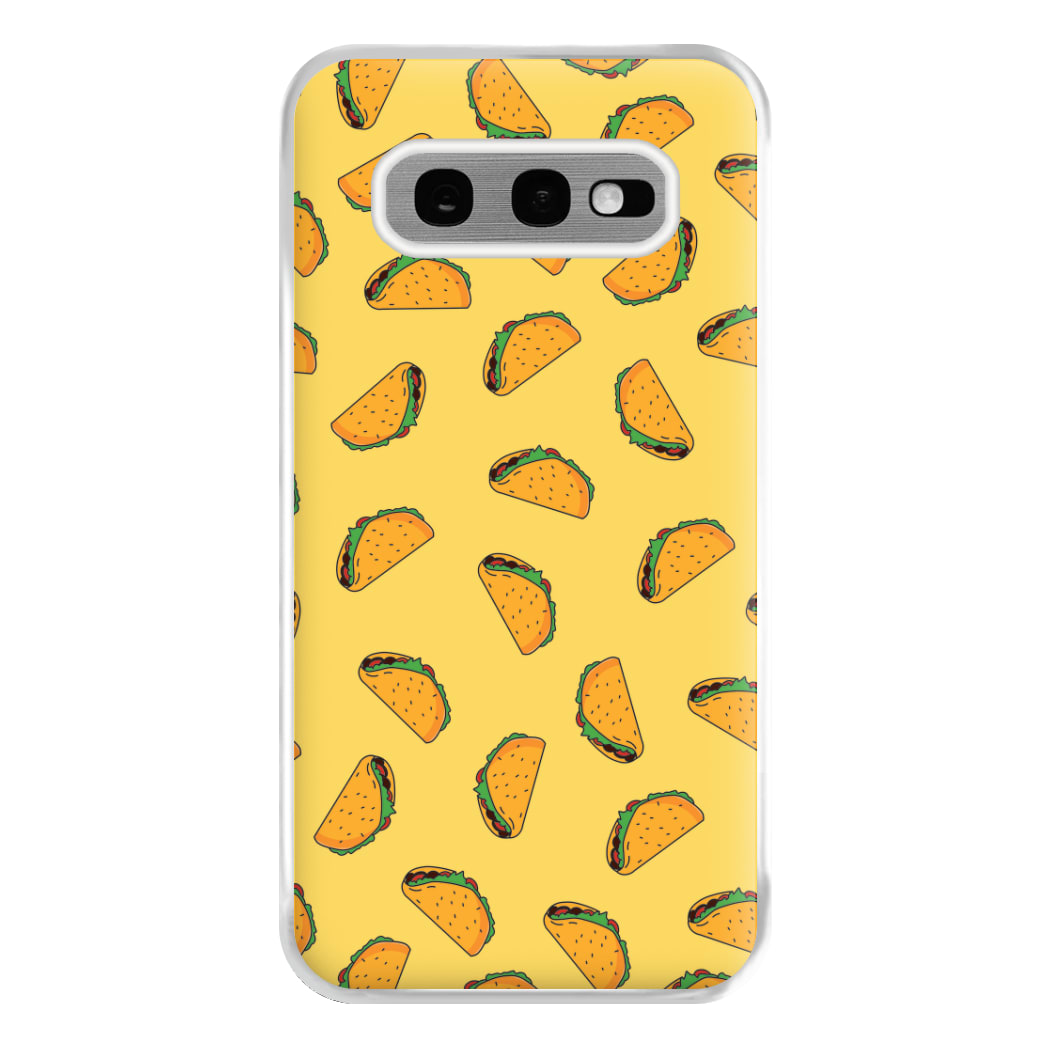 Tacos - Fast Food Patterns Phone Case for Galaxy S10e