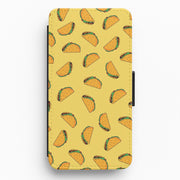 Tacos - Fast Food Patterns Flip / Wallet Phone Case 1