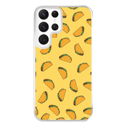 Tacos - Fast Food Patterns Phone Case for Galaxy S22 Ultra