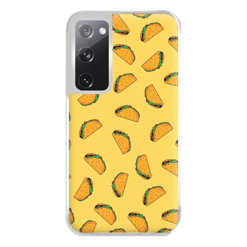 Tacos - Fast Food Patterns Phone Case for Galaxy S20FE