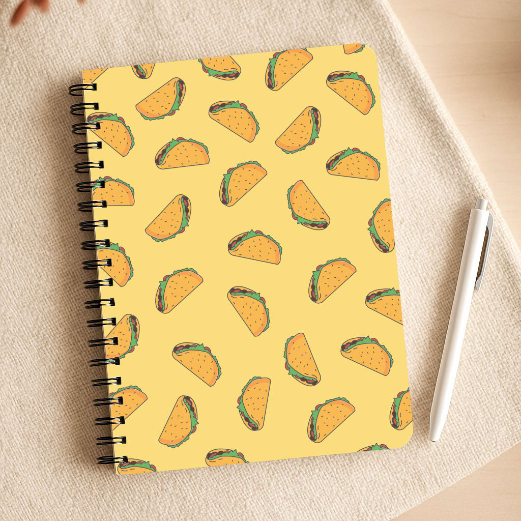 Tacos - Fast Food Patterns Notepad