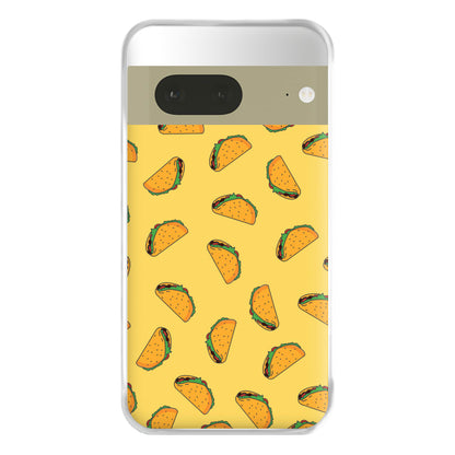 Tacos - Fast Food Patterns Phone Case for Google Pixel 7a