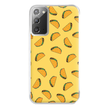 Tacos - Fast Food Patterns Phone Case for Galaxy Note 20 Ultra